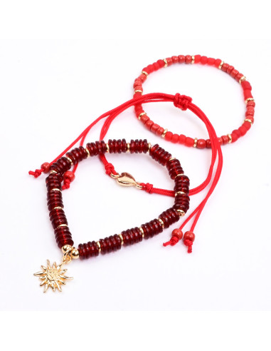 Set de Pulseras Triple
