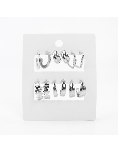 Aros Set x6 Níquel (M4951)