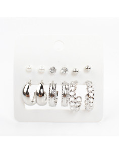 Aros Set x6 Níquel (M4956)