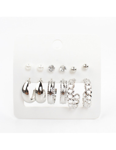 Aros Set x6 Níquel (M4956)