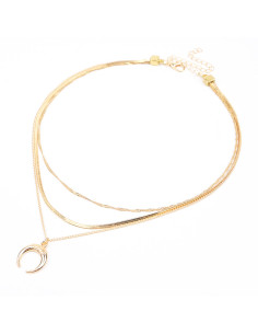 Collar de Triple Cadenas | Infinita Moda