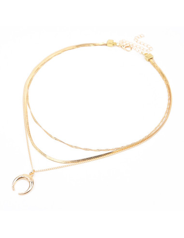 Collar de Triple Cadenas | Infinita Moda