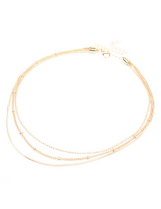 Collar Triple de Cadenas | Infinita Moda