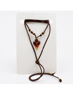 Collar Corbatero de Gamuza