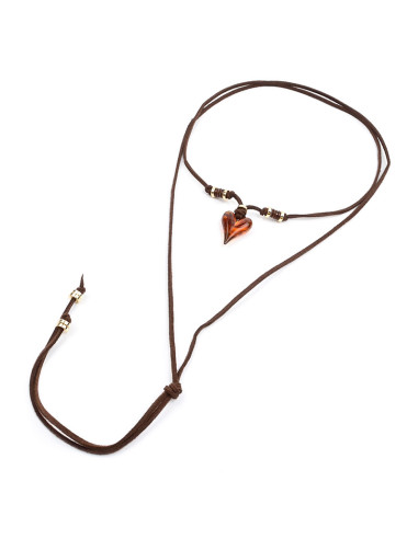 Collar Corbatero de Gamuza