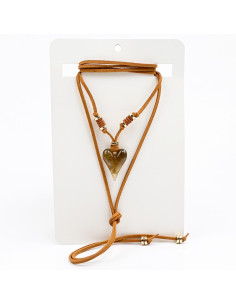 Collar Corbatero de Gamuza