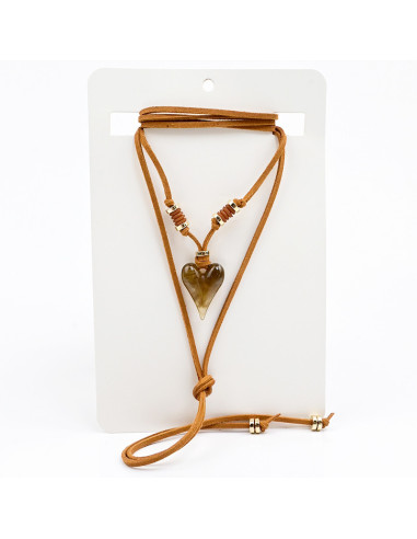 Collar Corbatero de Gamuza