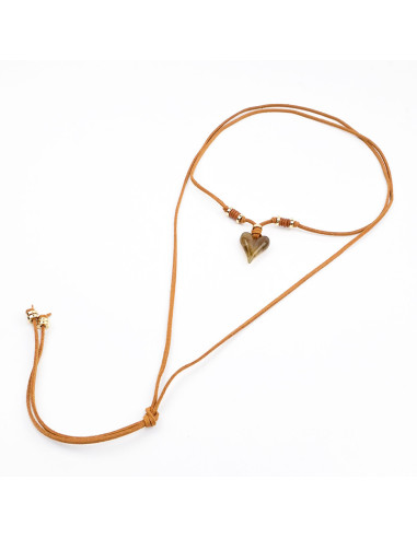 Collar Corbatero de Gamuza