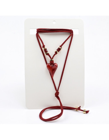 Collar Corbatero de Gamuza