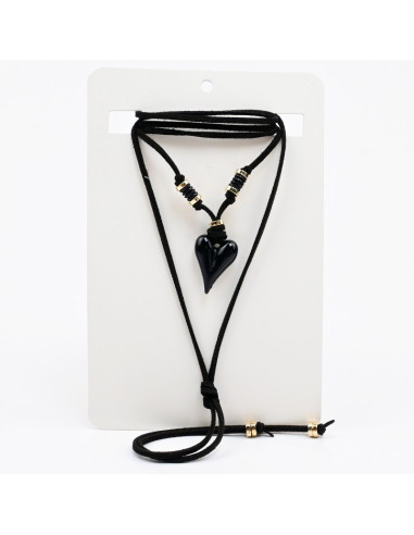 Collar Corbatero de Gamuza