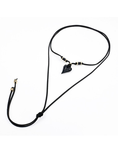 Collar Corbatero de Gamuza