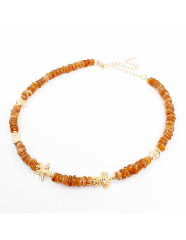 Collar Enhebrado Marino | Infinita Moda