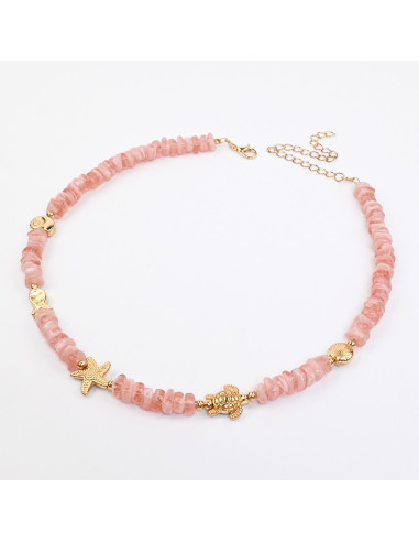 Collar Enhebrado Marino | Infinita Moda