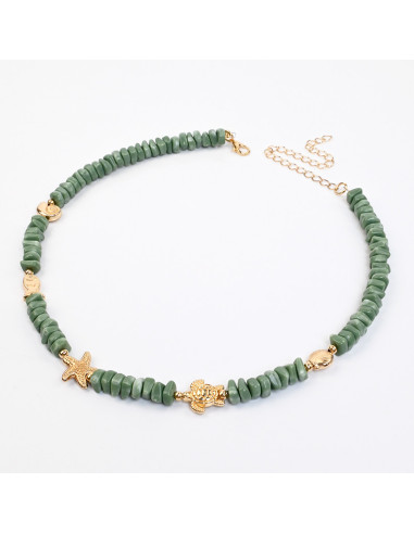 Collar Enhebrado Marino | Infinita Moda