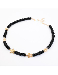 Collar Enhebrado Marino | Infinita Moda