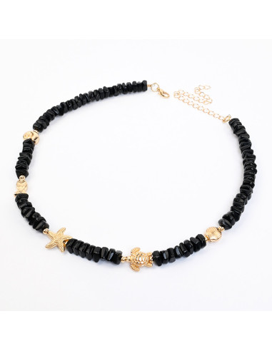 Collar Enhebrado Marino | Infinita Moda
