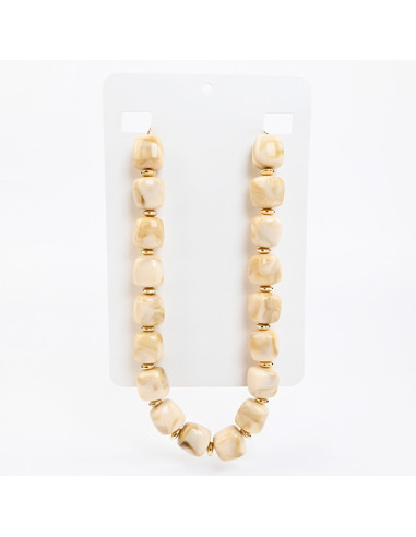 Collar de Cuentas Acrílicas | Infinita Moda|