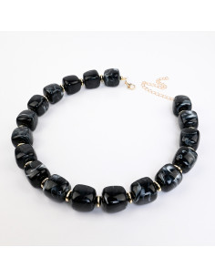 Collar de Cuentas Acrílicas | Infinita Moda|