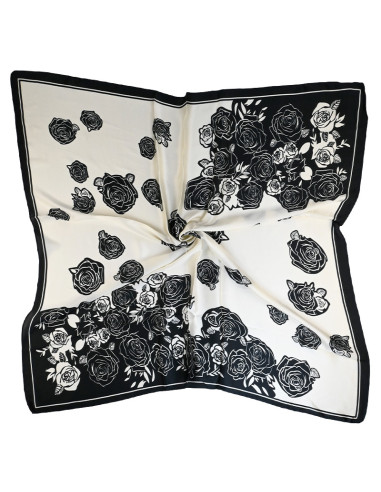 Pañuelo XXL Roses Black
