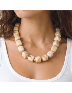 Collar de Cuentas Acrílicas | Infinita Moda|