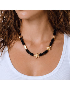 Collar Enhebrado Marino | Infinita Moda