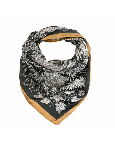 Pañuelo XXL Forest Olive Mustard