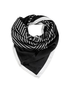 Pañuelo XXL Lines Frame Black
