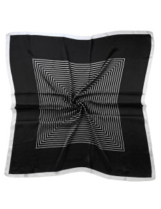 Pañuelo XXL Lines Frame Black