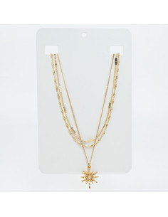 Collar Triple de Cadenas | Infinita Moda