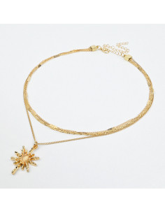Collar Triple de Cadenas | Infinita Moda