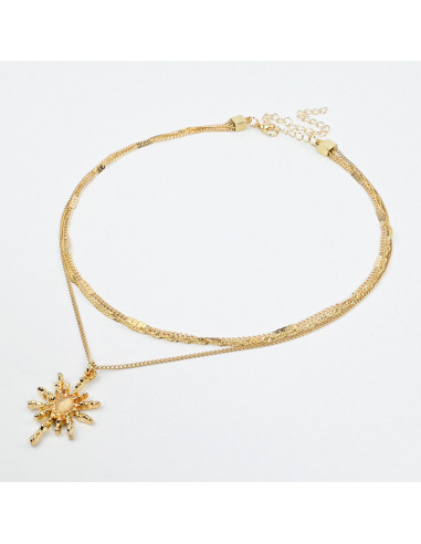 Collar Triple de Cadenas | Infinita Moda