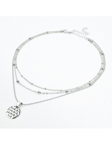 Collar Triple de Cadenas | Infinita Moda