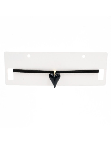 Choker de Gamuza y Acrílico | Infinita Moda