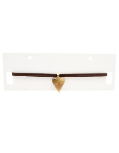 Choker de Gamuza y Acrílico | Infinita Moda
