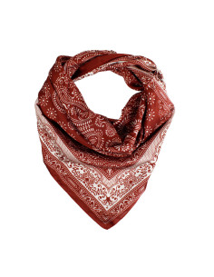 Pañuelo Paisley  Frame Bordeaux (70x70)