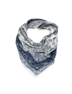 Pañuelo Paisley  Frame White (70x70)