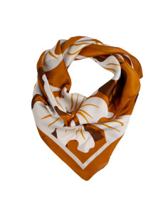 Pañuelo Hibiscus Cinnamon (70x70)