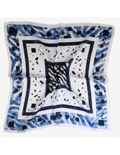 Pañuelo Abstract Blue (70x70)