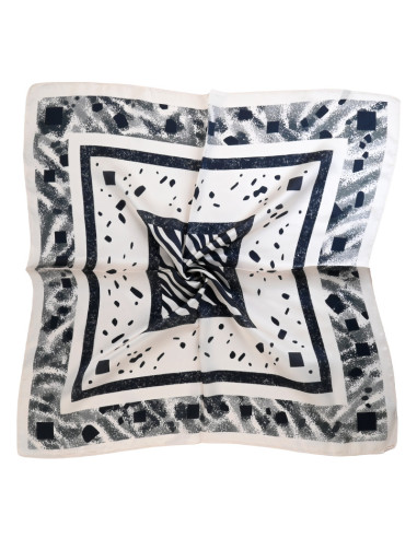 Pañuelo Abstract Grey (70x70)