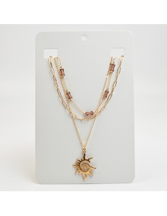 Collar Triple de Cadenas | Infinita Moda