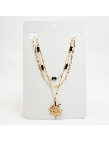 Collar Triple de Cadenas | Infinita Moda