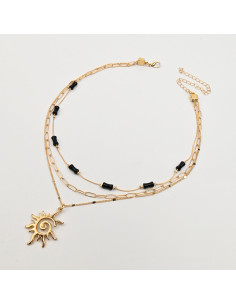 Collar Triple de Cadenas | Infinita Moda
