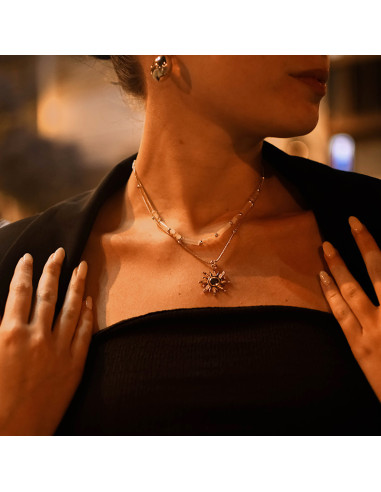 Collar Doble Cadenas | Infinita Moda