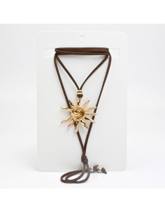 Collar de Gamuza Sol