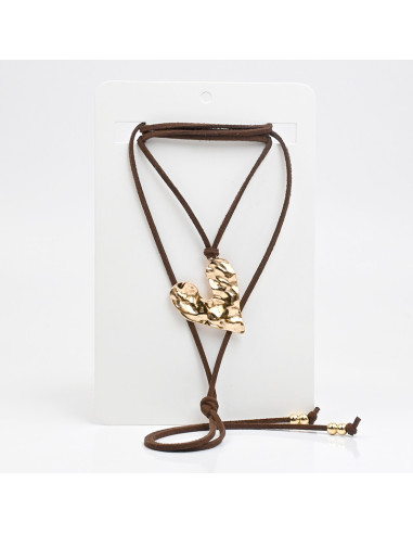 Collar de Gamuza Corazòn