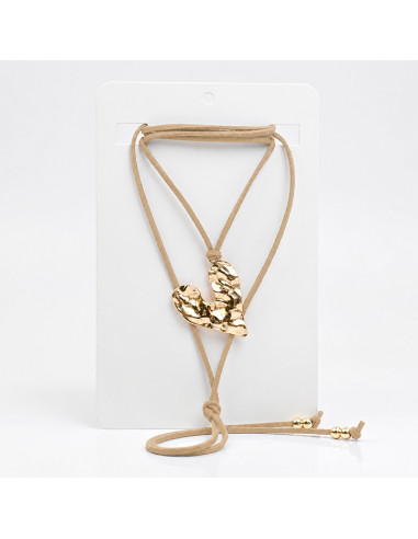 Collar de Gamuza Corazòn