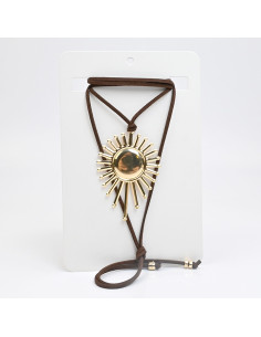 Collar de Gamuza Sol