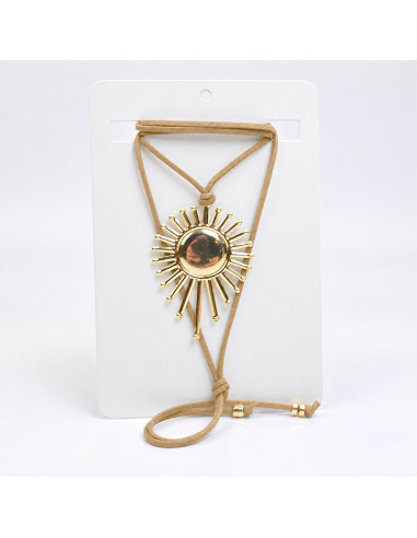 Collar de Gamuza Sol