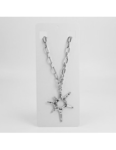 Collar de Cadena con Dije de Sol con Cierre Marinero por Mayor
