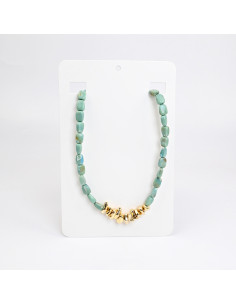 Collar Combinado con Piezas Orgánicas | Infinita Moda